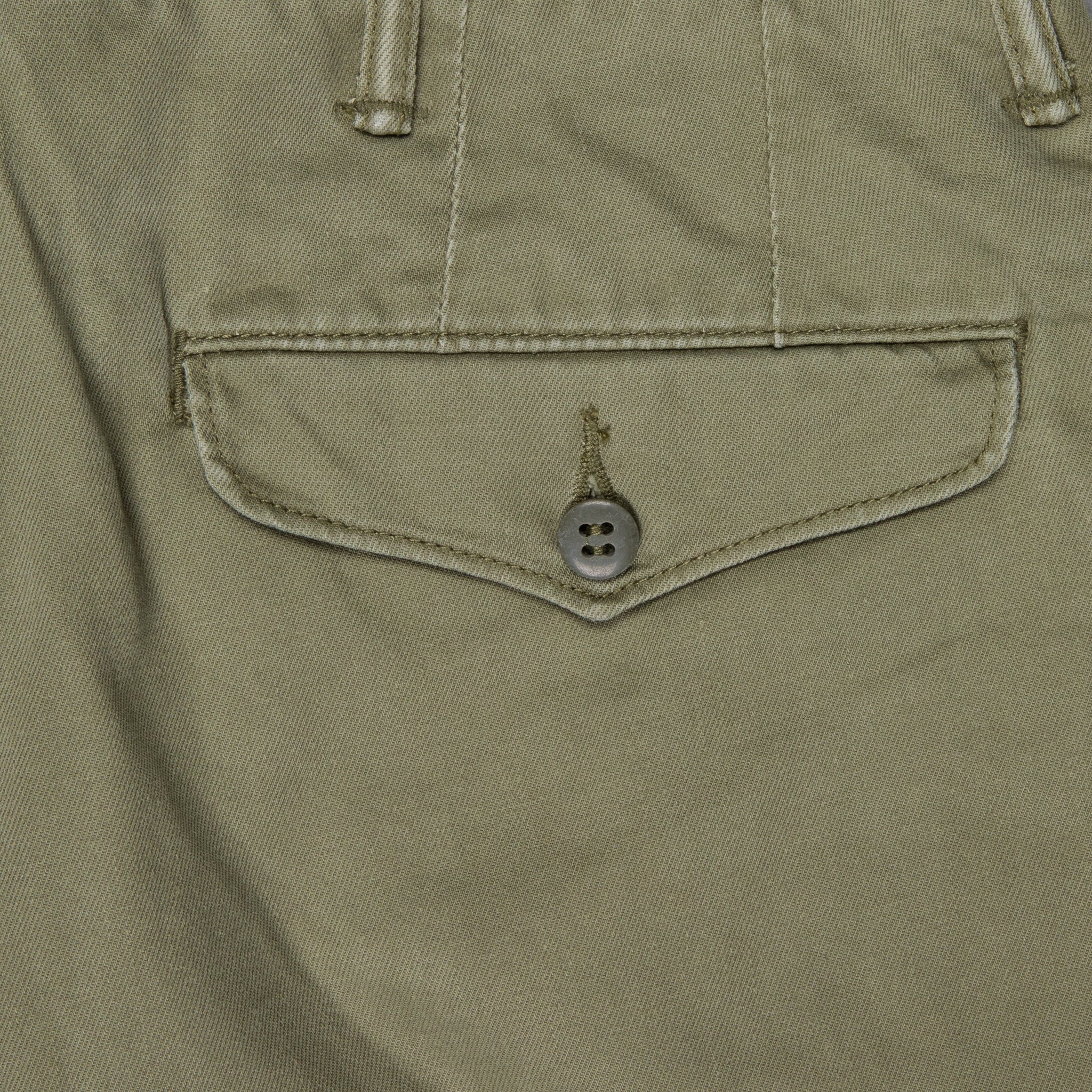 RRL Officer´s Chino Piece Dye Right Hand Twill Olive