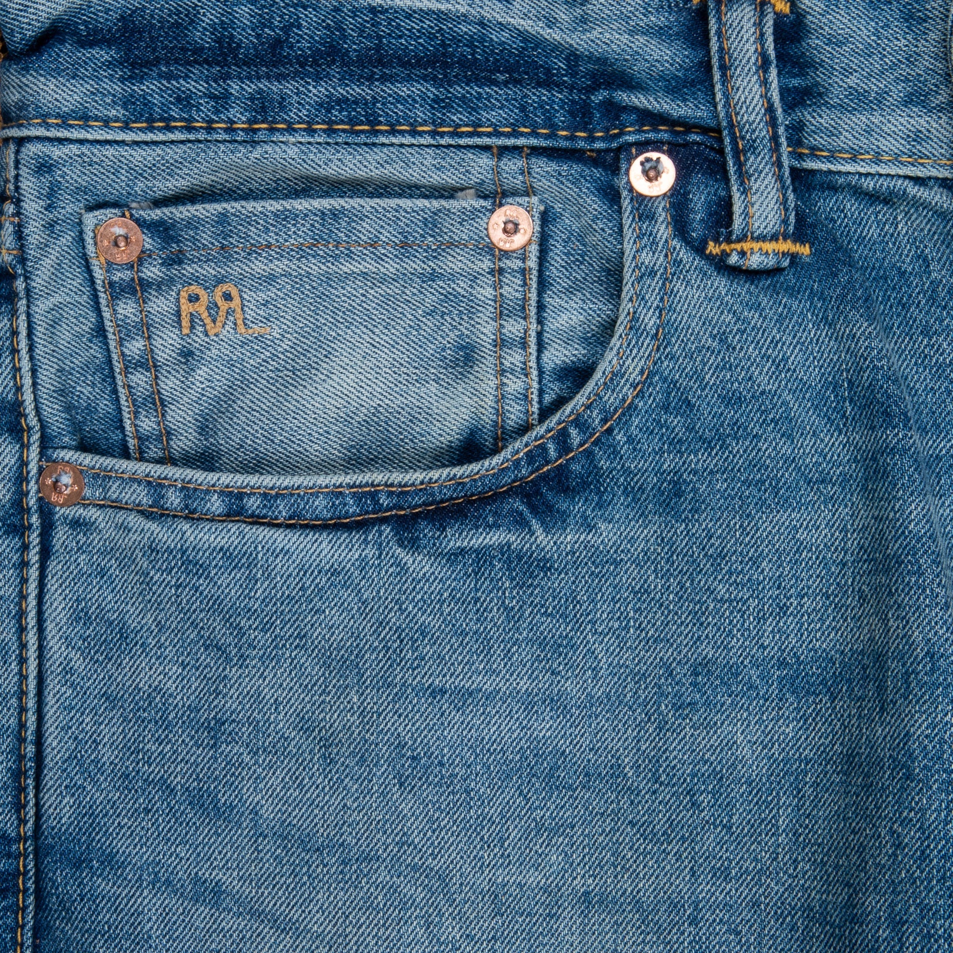 RRL High Slim Jeans Calloway Wash