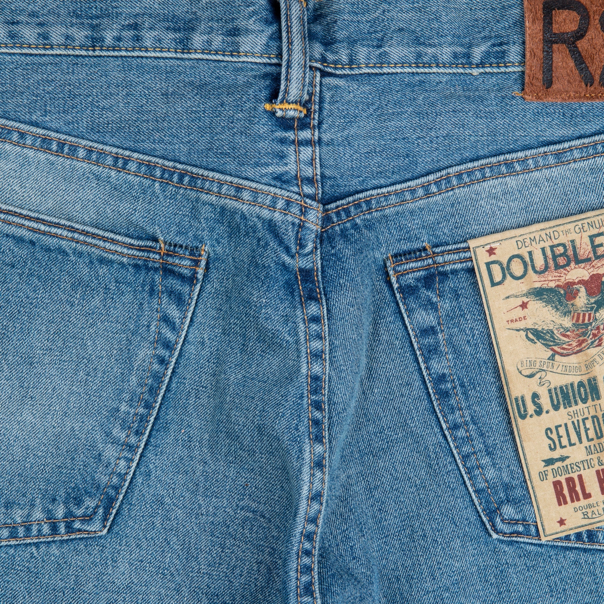 RRL High Slim Jeans Calloway Wash