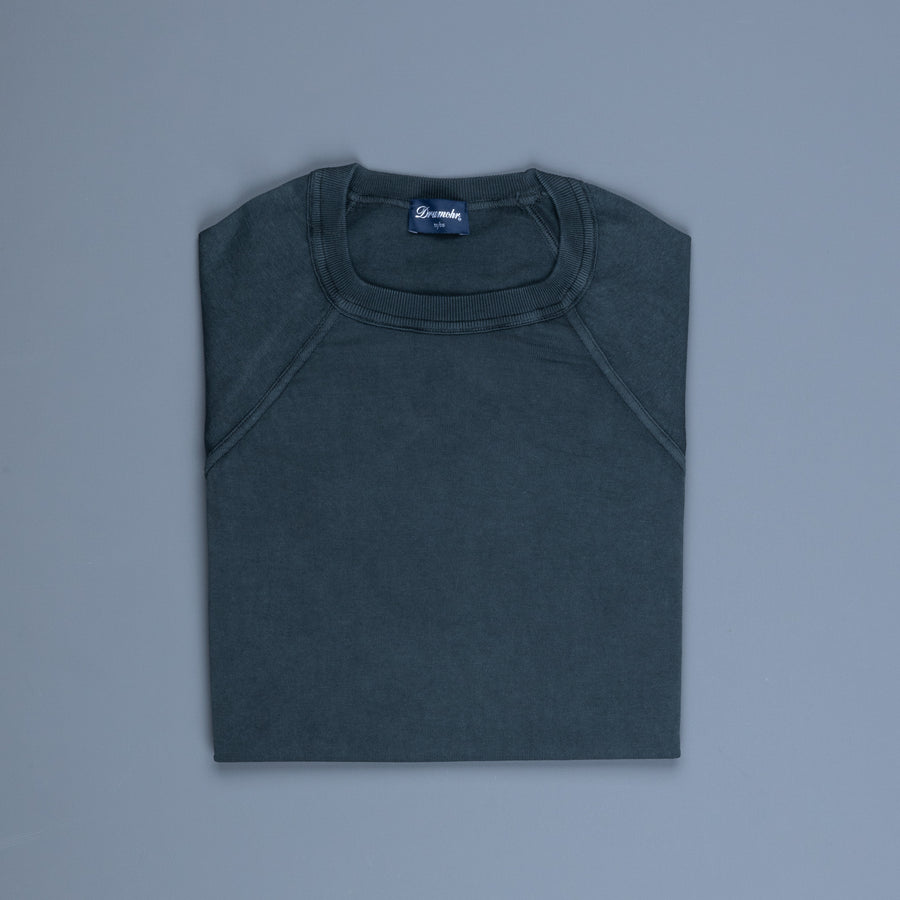 Drumohr superlight frost cotton sweater Piombo