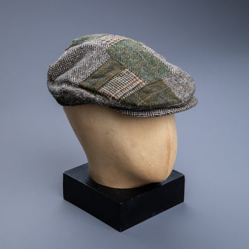 RRL Drivers Cap Patchwork Tweed RL-551