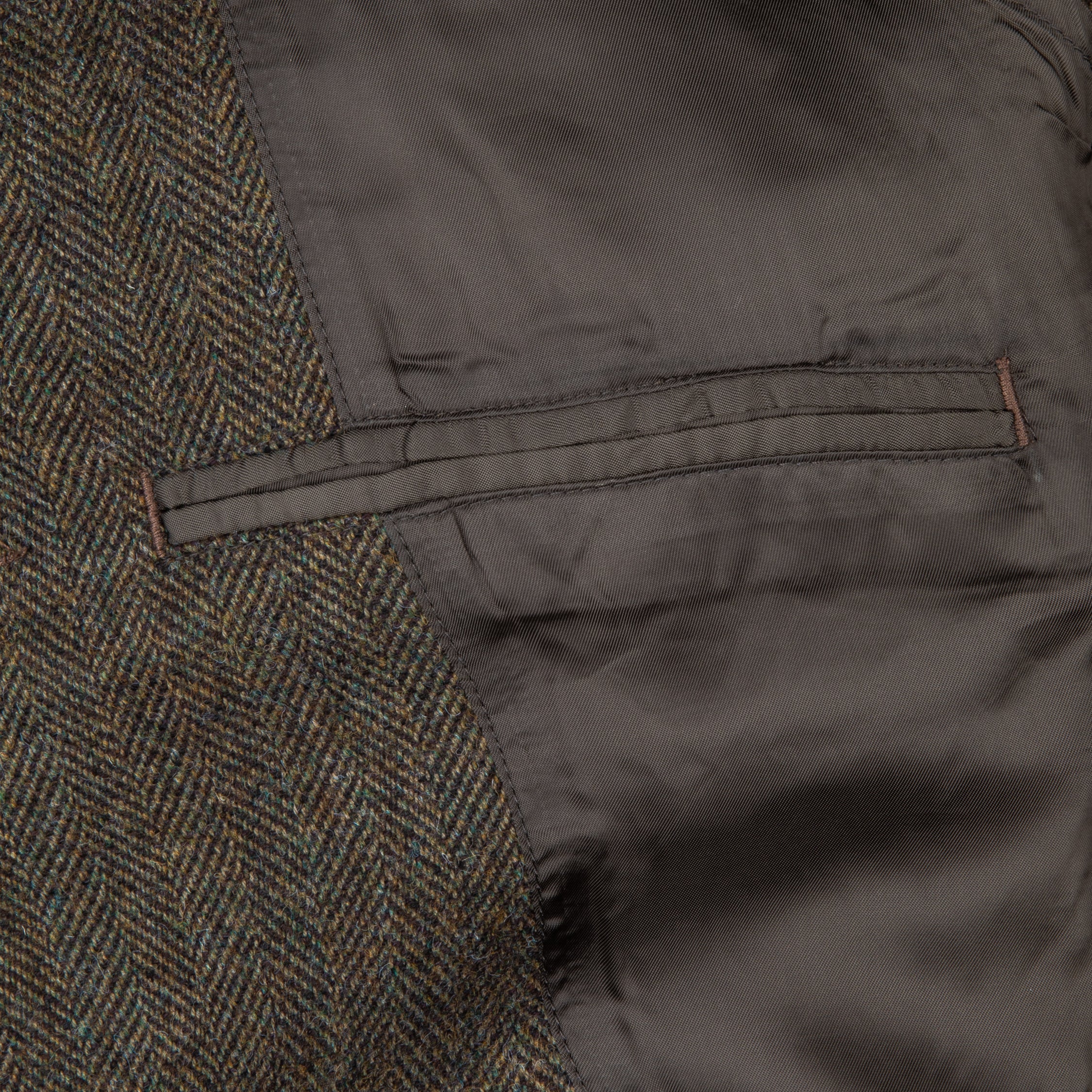 RRL Acklington Sportcoat Wool Cotton Herringbone Vintage Green