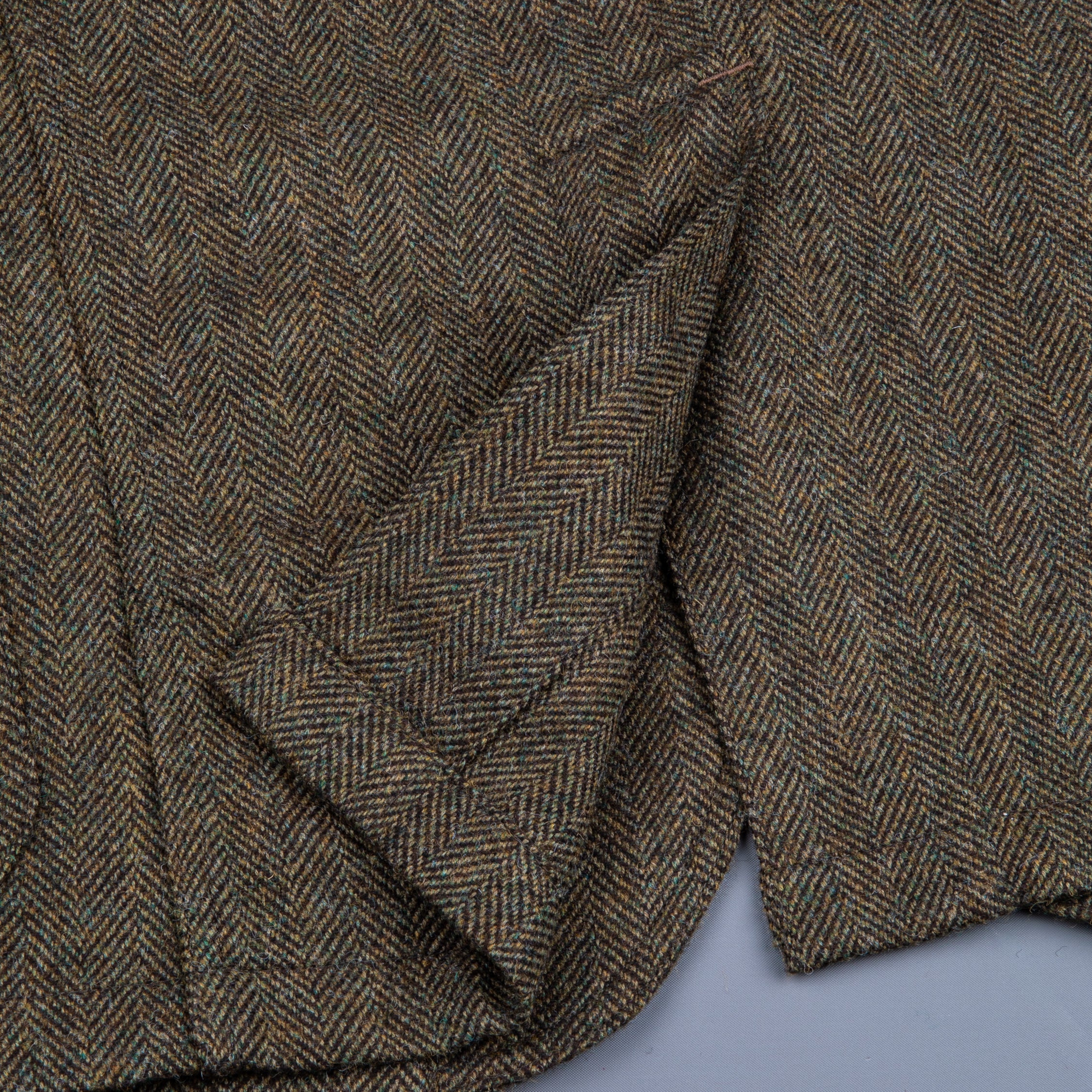 RRL Acklington Sportcoat Wool Cotton Herringbone Vintage Green