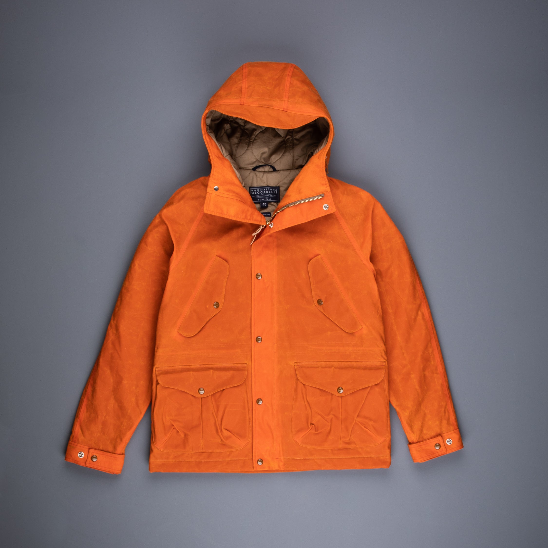 Manifattura Ceccarelli New Fisherman Parka Orange – Frans Boone Store