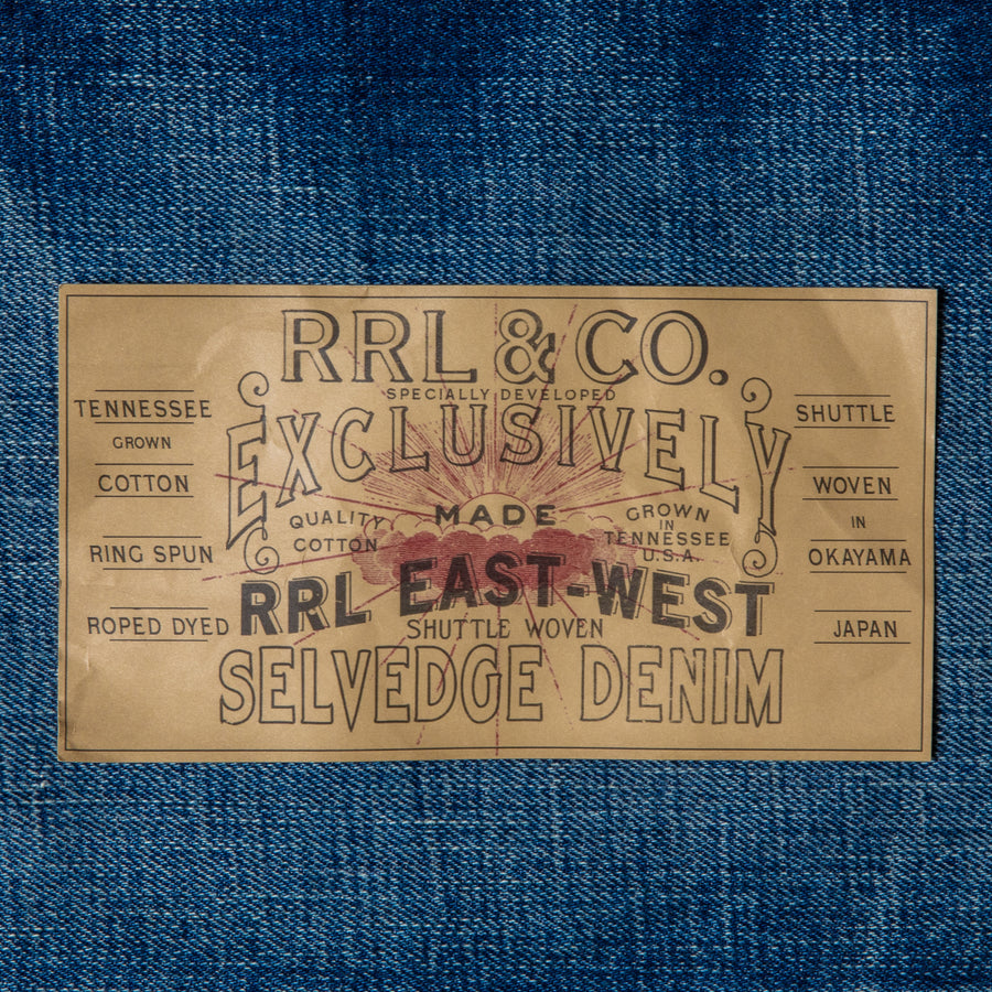 RRL East-West Denim Slim Fit Hillsview Wash