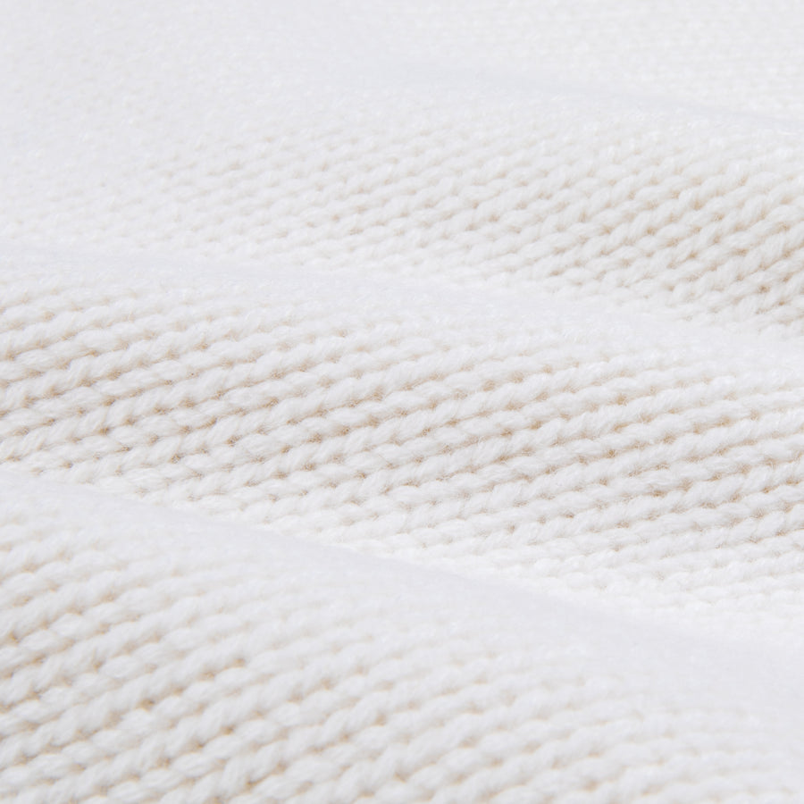 Drumohr Cashmere Tre Fili Dolcevita Bianco Garza