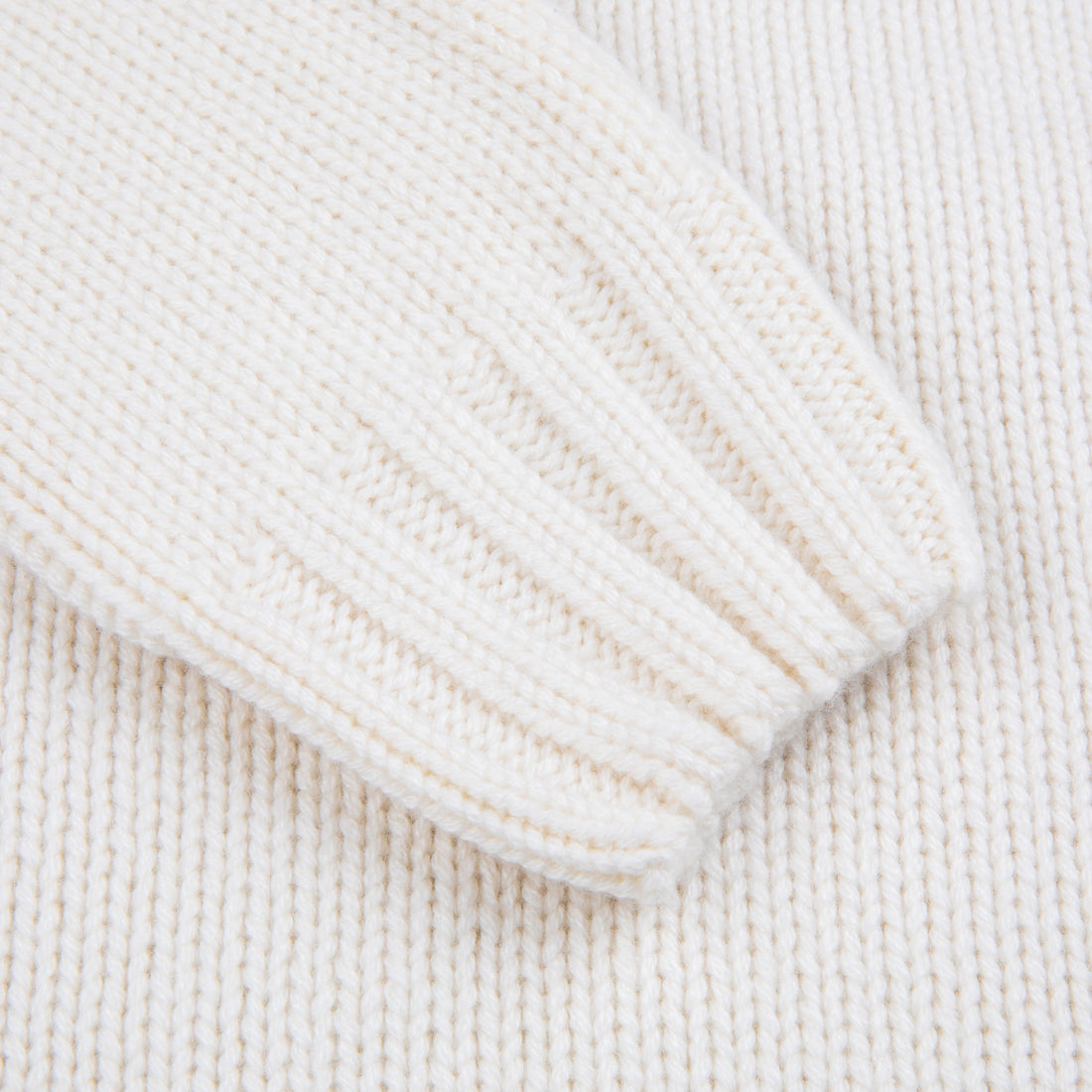Drumohr Cashmere Tre Fili Dolcevita Bianco Garza