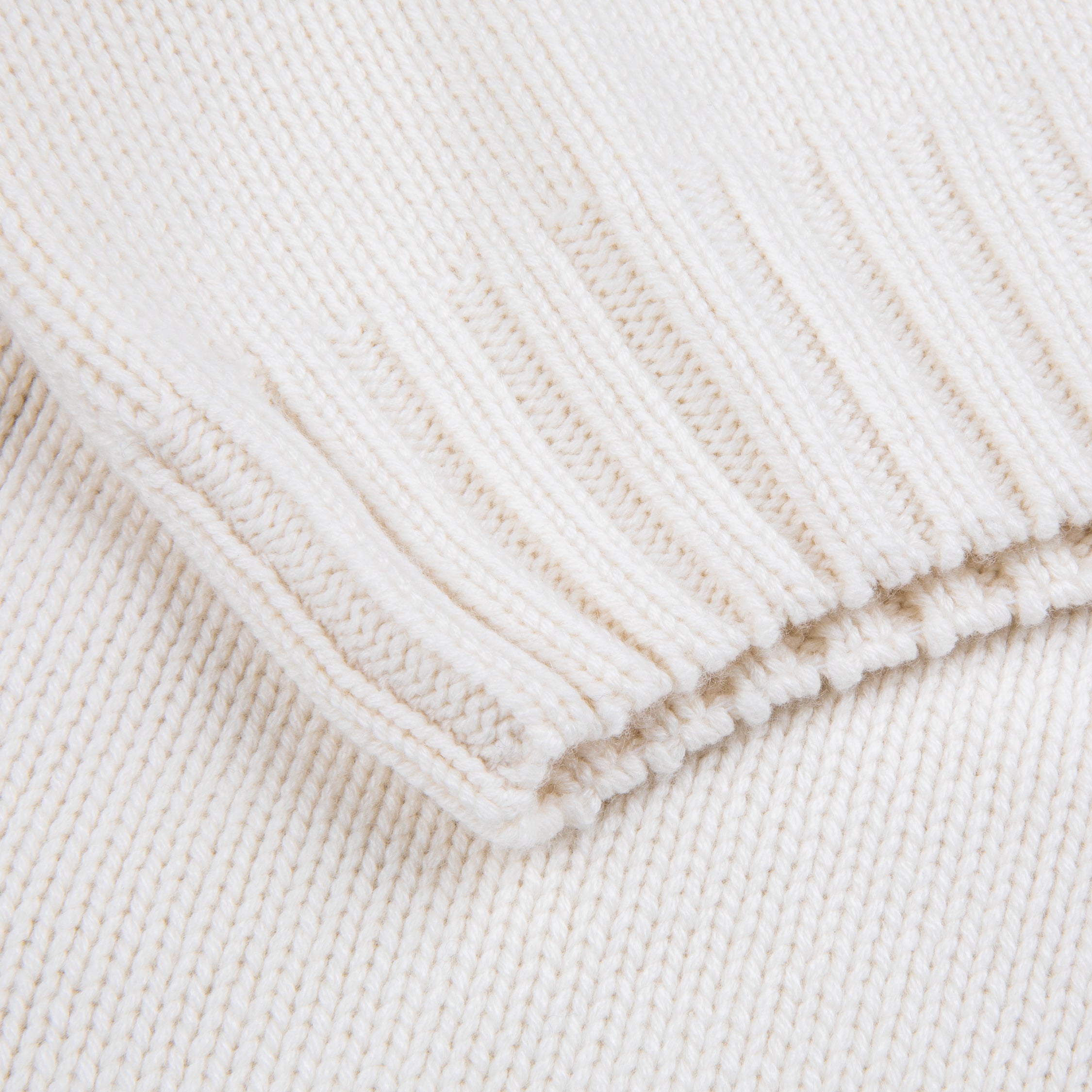 Drumohr Cashmere Tre Fili Dolcevita Bianco Garza