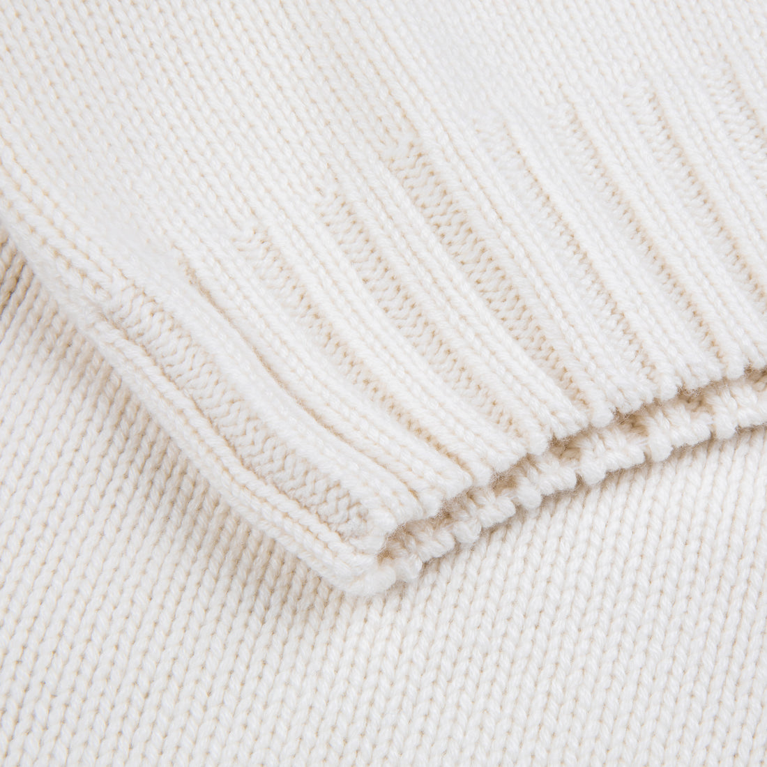 Drumohr Cashmere Tre Fili Dolcevita Bianco Garza