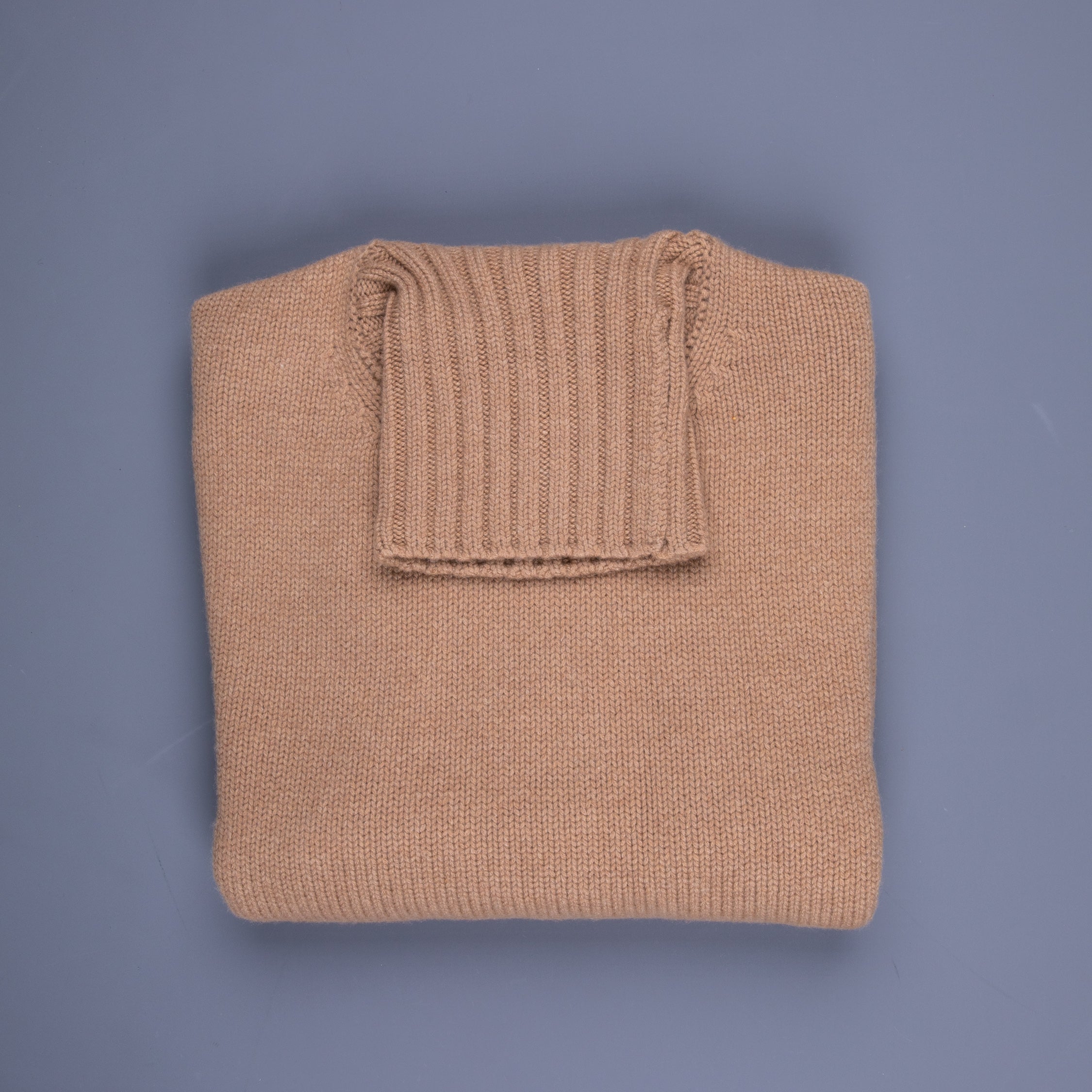 Drumohr Cashmere Tre Fili Dolcevita Camello
