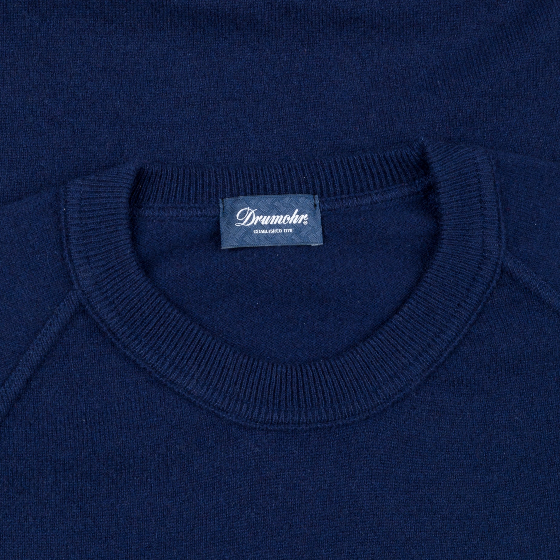 Drumohr Cashmere Felpa Blu