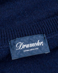 Drumohr Cashmere Felpa Blu