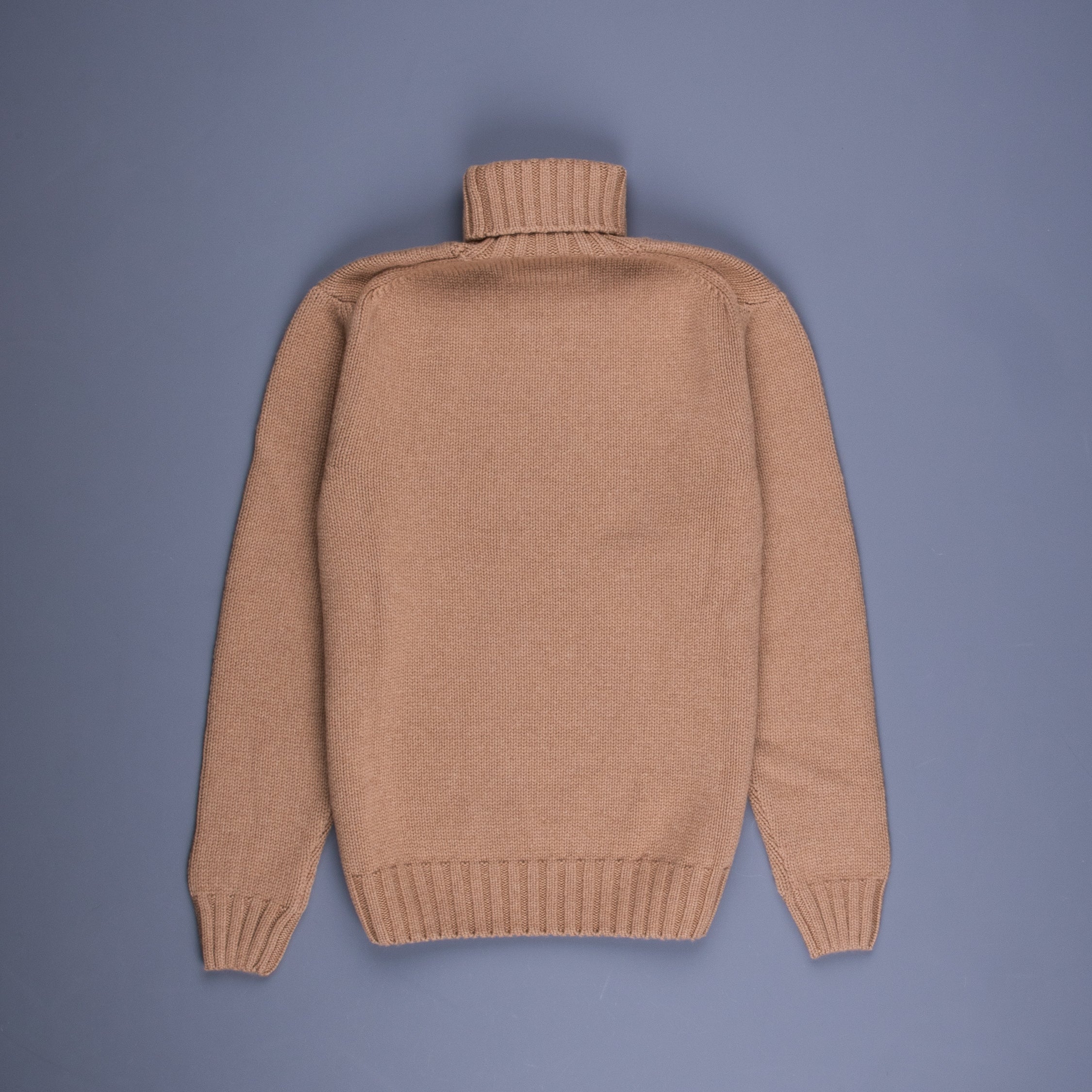 Drumohr Cashmere Tre Fili Dolcevita Camello
