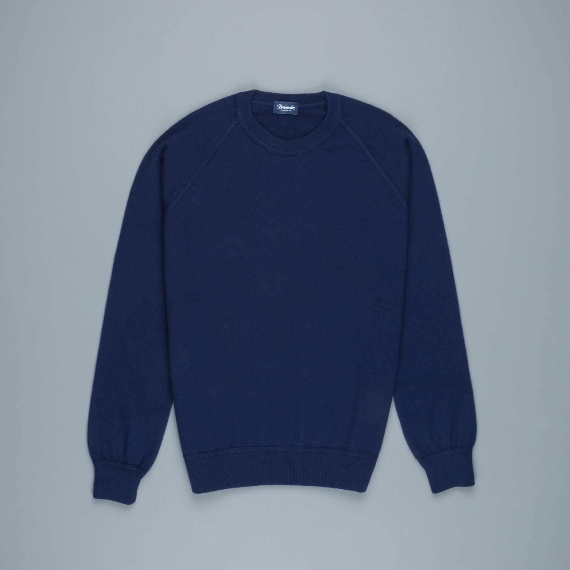 Drumohr Cashmere Felpa Blu