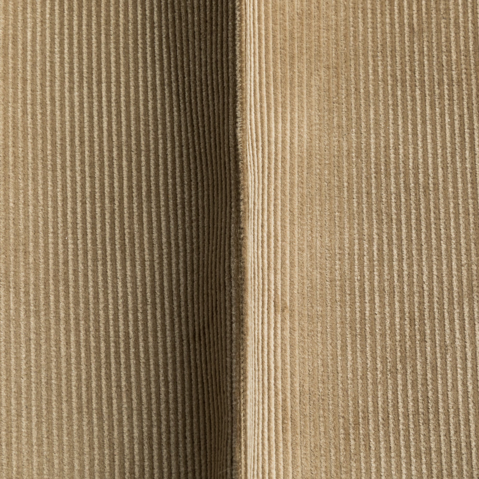 Rota Pantaloni High Rise Regular Fit 14-Wale Corduroy Beige Scuro