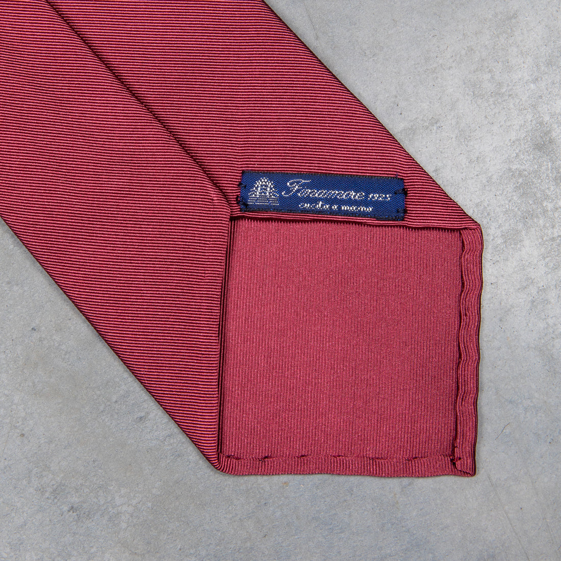 Finamore Anversa tie untipped plain tie Barolo