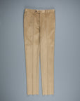 Rota Pantaloni High Rise Regular Fit 14-Wale Corduroy Beige Scuro