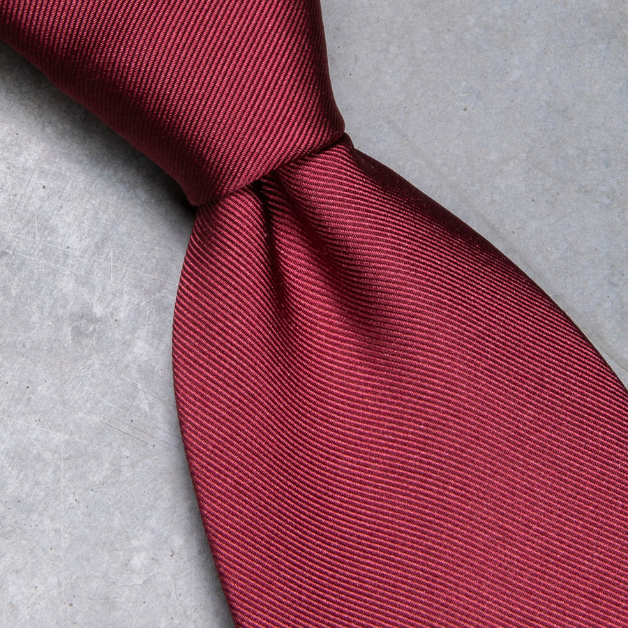 Finamore Anversa tie untipped plain tie Barolo