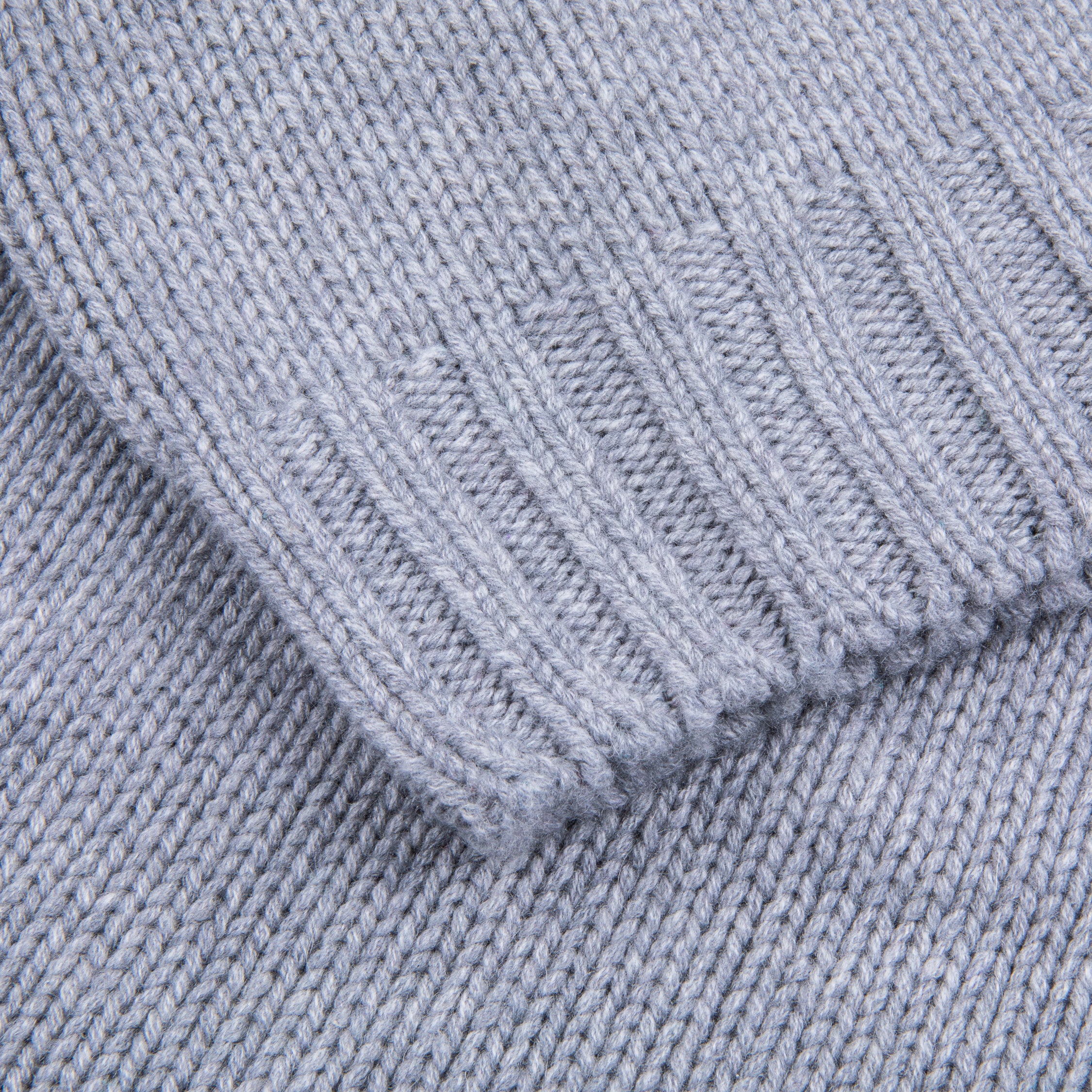 Drumohr Cashmere Tre Fili Girocollo Grigio Medio