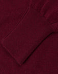 William Lockie Oxton Cashmere Crew Neck Damson