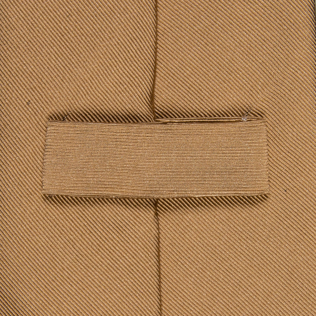 Finamore Anversa tie untipped plain tie Biscotto