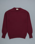 William Lockie Oxton Cashmere Crew Neck Damson