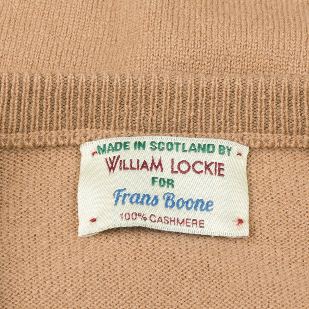 William Lockie Oxton Cashmere Crew Neck Camel