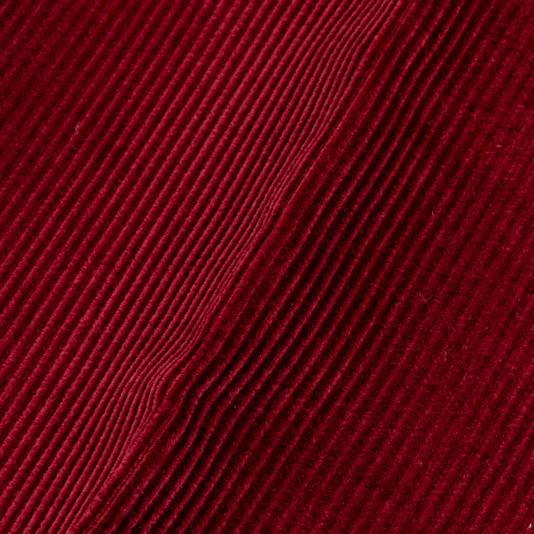 Rota Pantaloni High Rise Regular Fit 14-Wale Corduroy Cardinale
