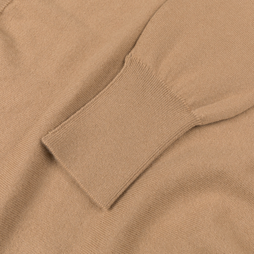 William Lockie Oxton Cashmere Crew Neck Camel
