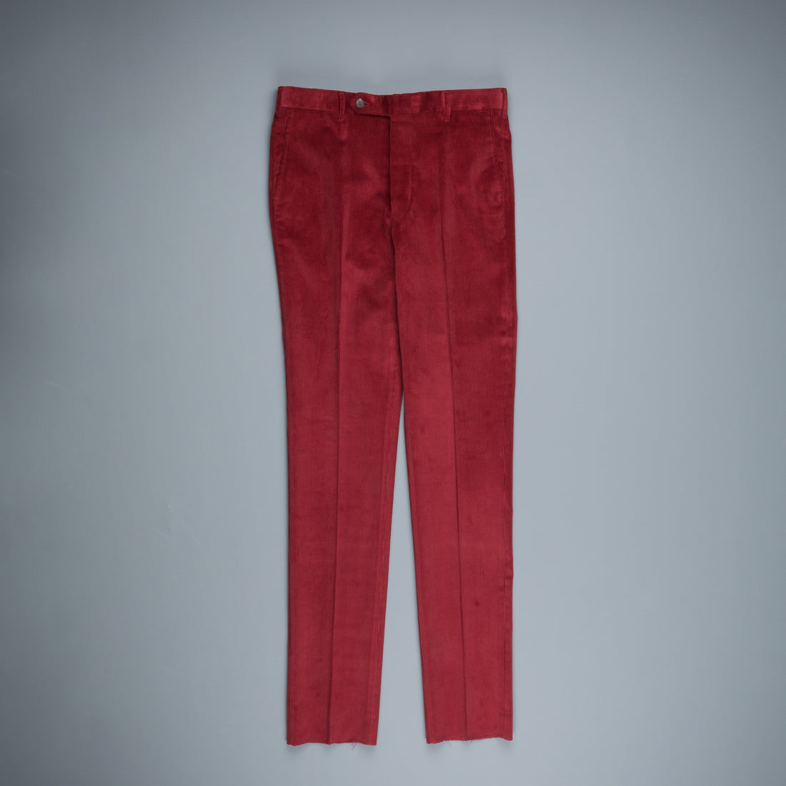 Rota Pantaloni High Rise Regular Fit 14-Wale Corduroy Cardinale