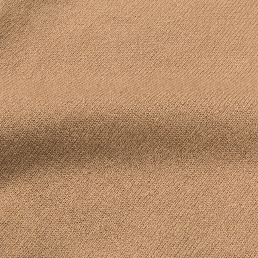 William Lockie Oxton Cashmere Crew Neck Camel