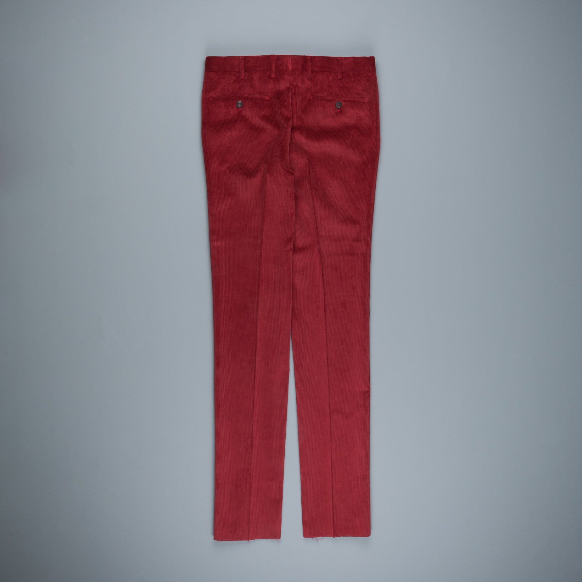 Rota Pantaloni High Rise Regular Fit 14-Wale Corduroy Cardinale