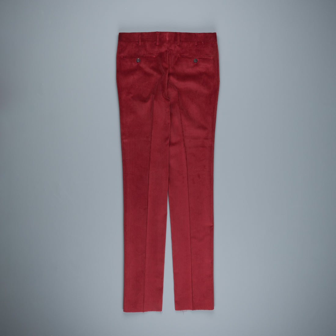 Rota Pantaloni High Rise Regular Fit 14-Wale Corduroy Cardinale
