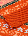 The Real McCoy's Fair Isle Sweater Orange
