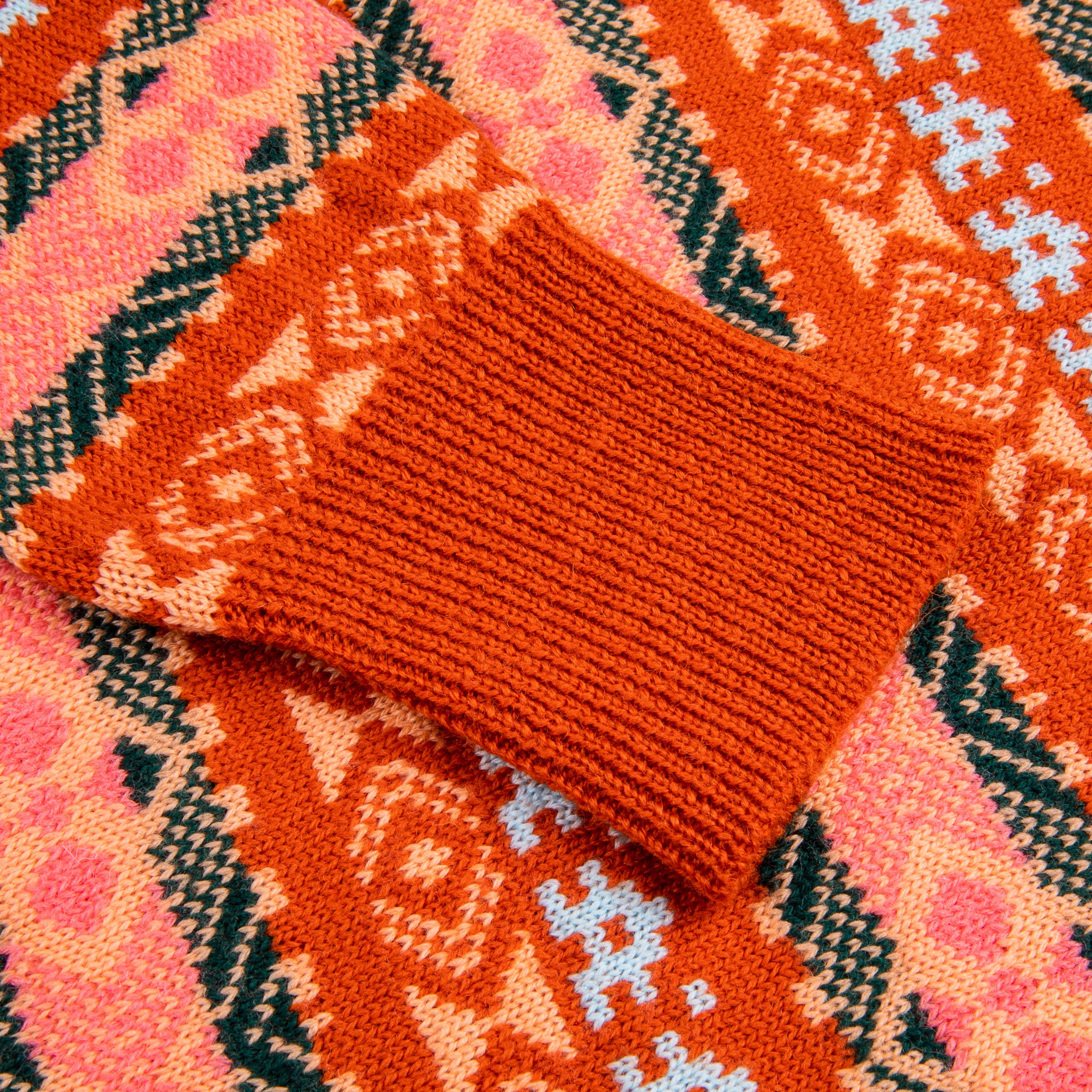 The Real McCoy&#39;s Fair Isle Sweater Orange