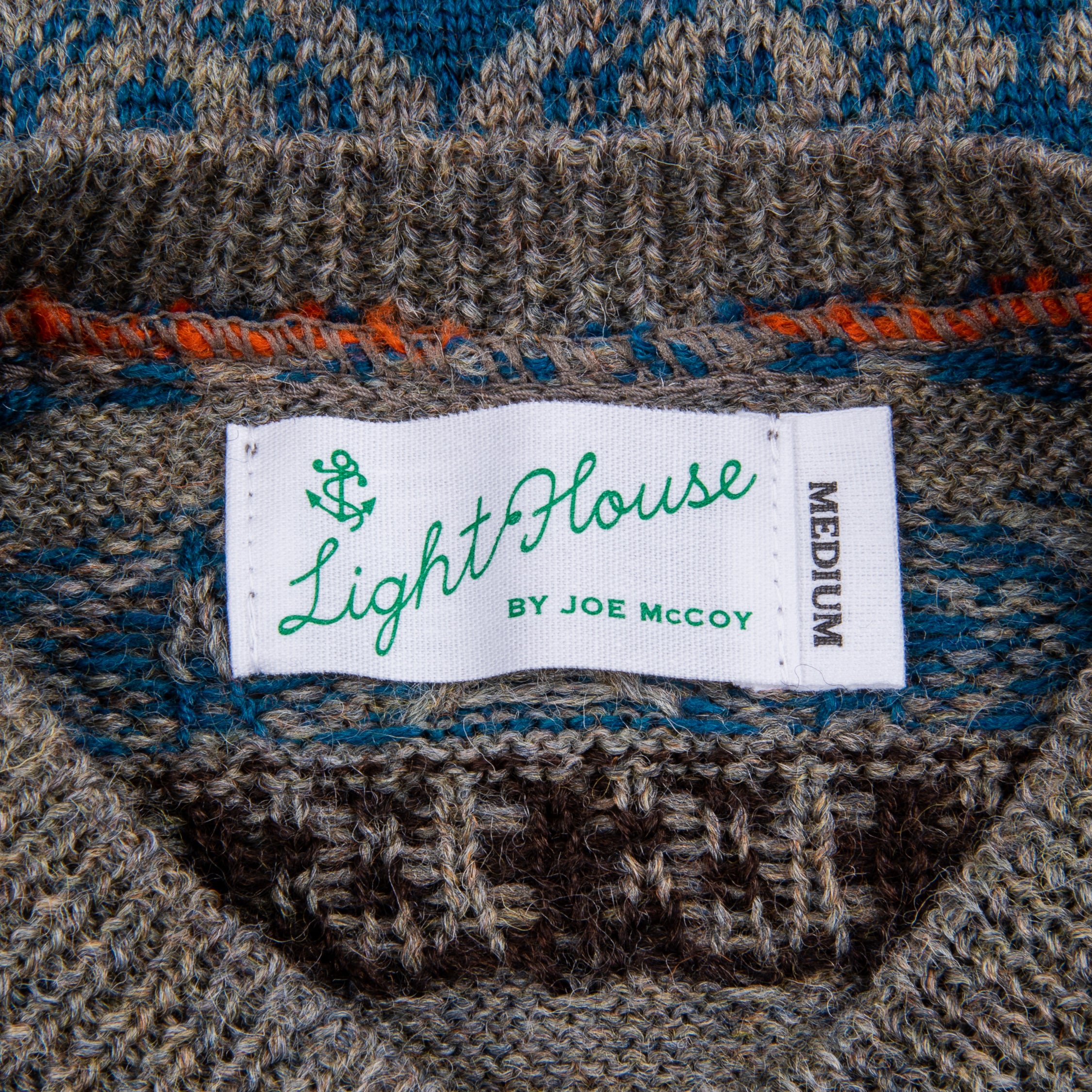 The Real McCoy's Fair Isle Sweater Gray – Frans Boone Store