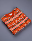 The Real McCoy's Fair Isle Sweater Orange