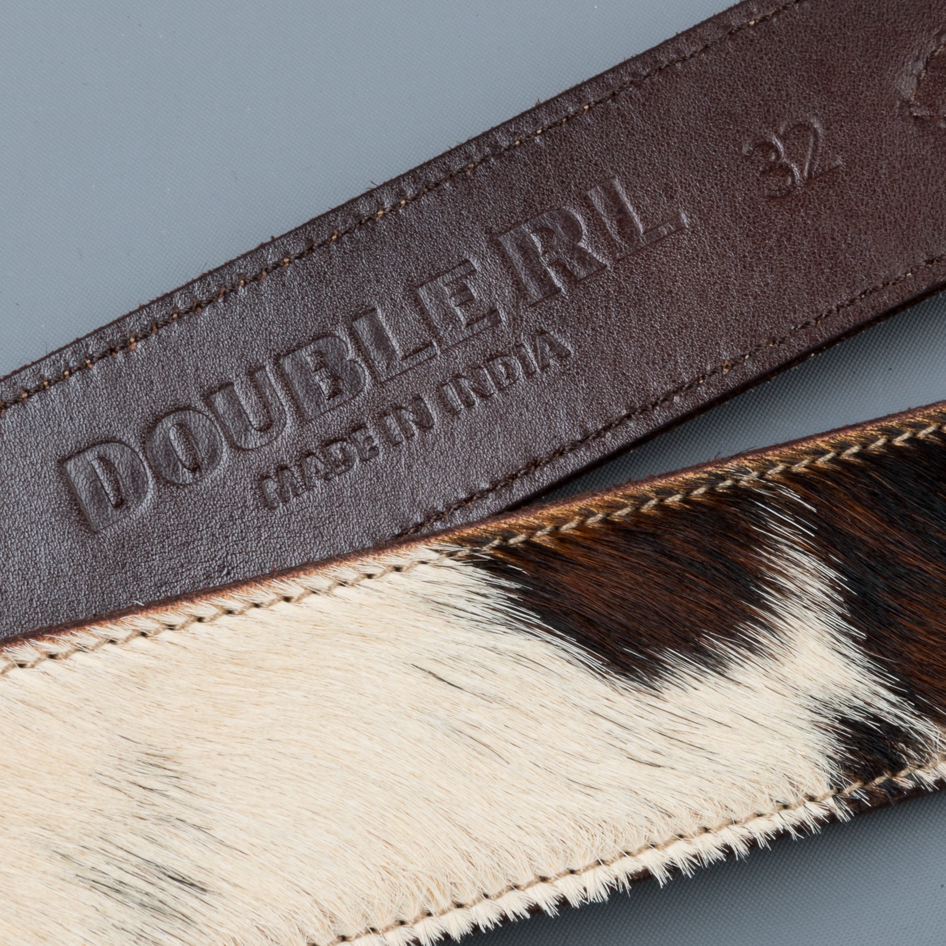 RRL Ranger Belt Medium Haircalf