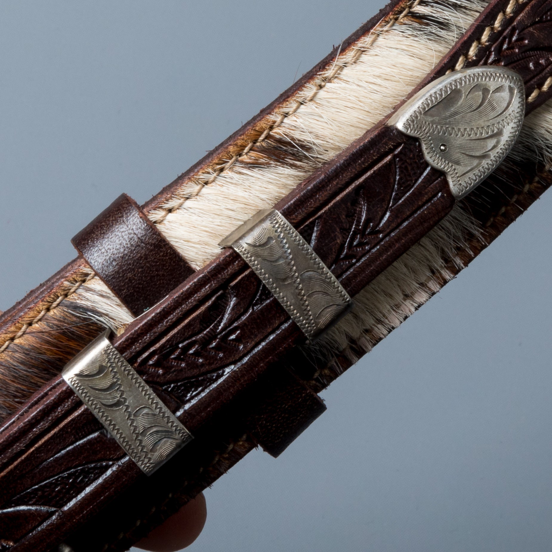 RRL Ranger Belt Medium Haircalf