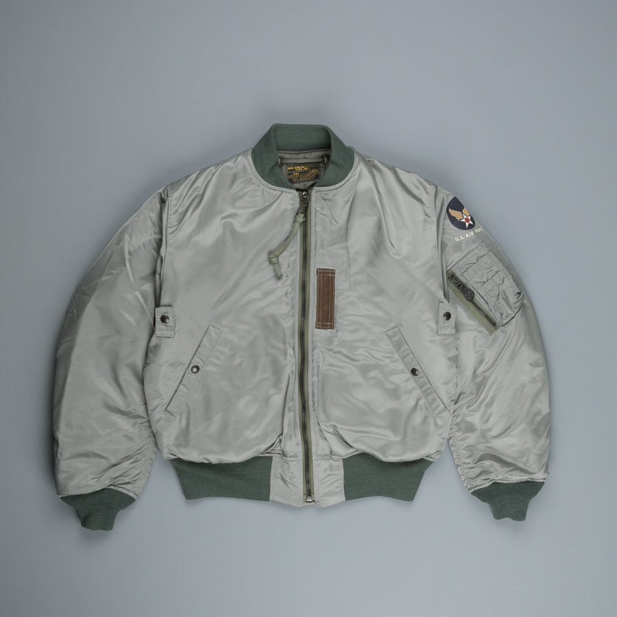 The Real McCoy's  MA-1 Lion Uniform  INC. (Decal) Grey