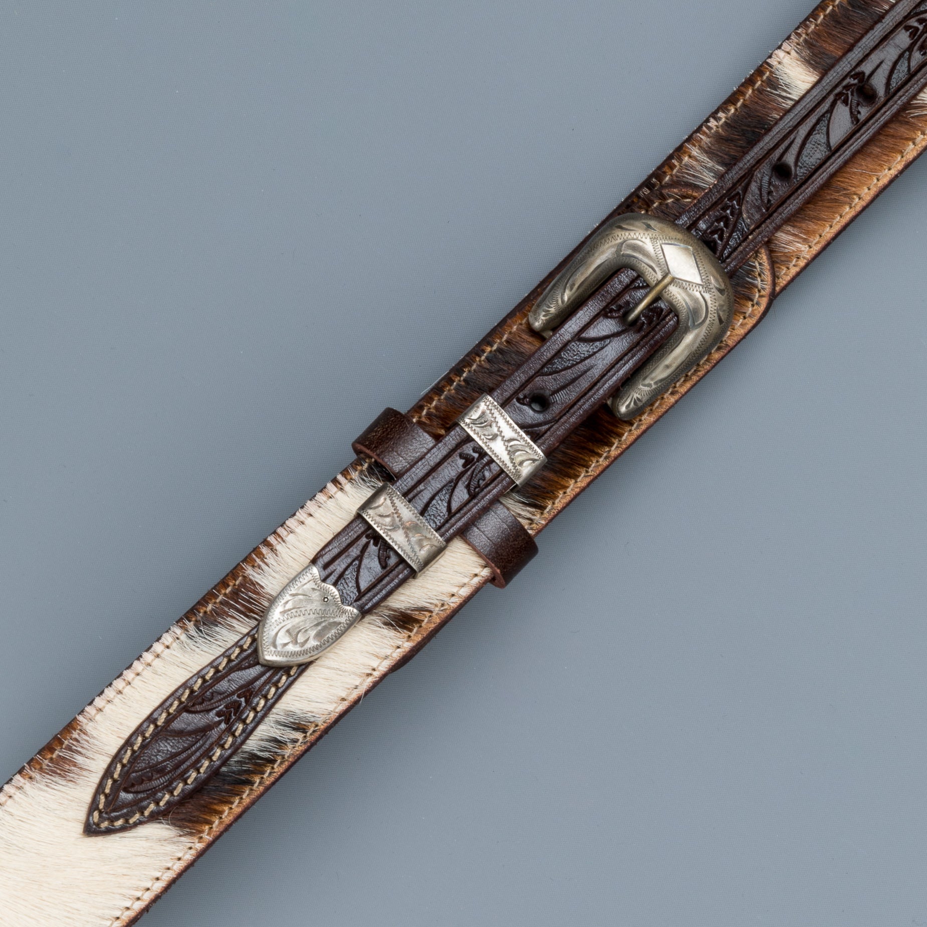 RRL Ranger Belt Medium Haircalf