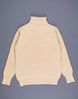 The Real McCoy's Fisherman's Turtle Neck Sweater Ecru