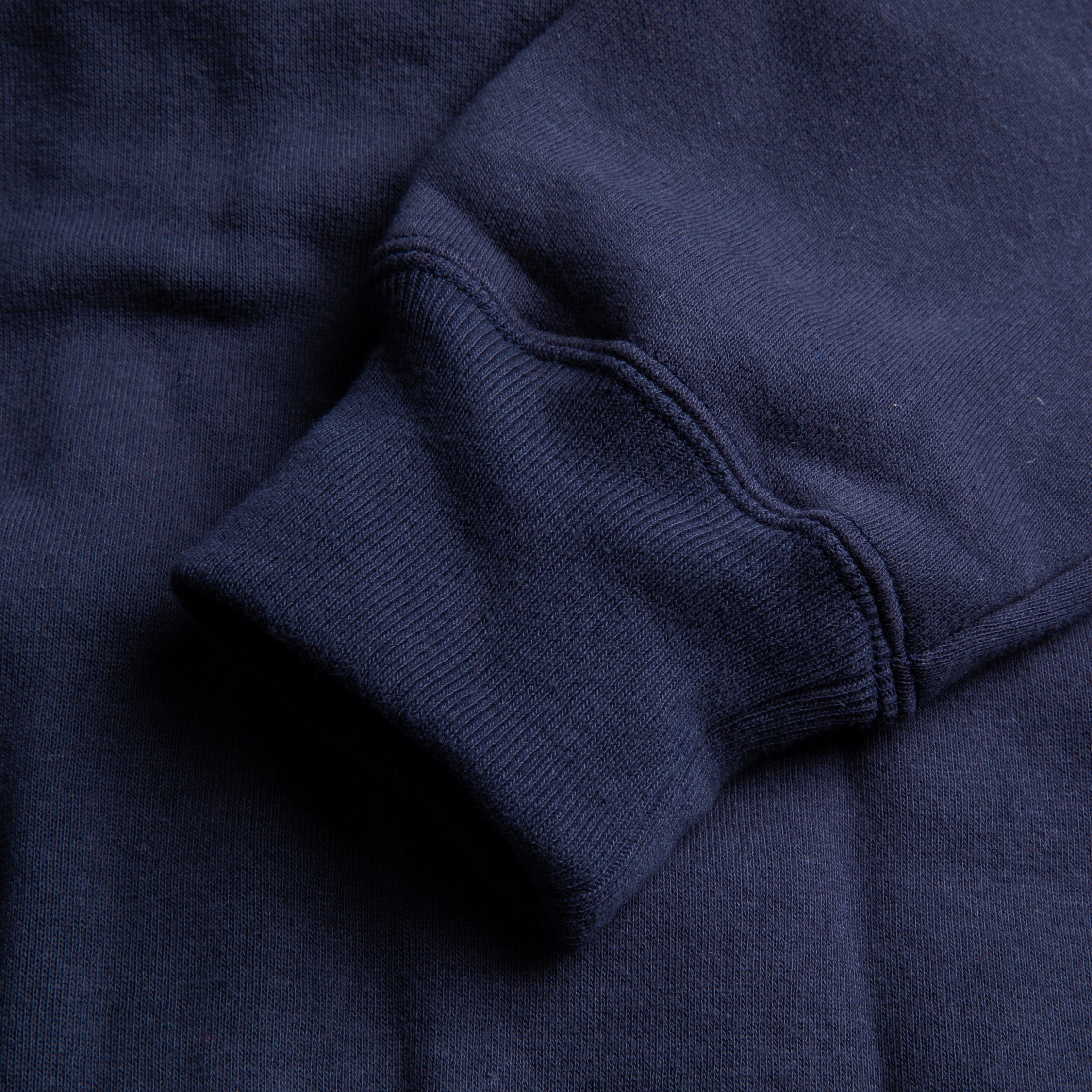 The Real McCoy&#39;s 10 oz. Loopwheel F/Z Parka Navy