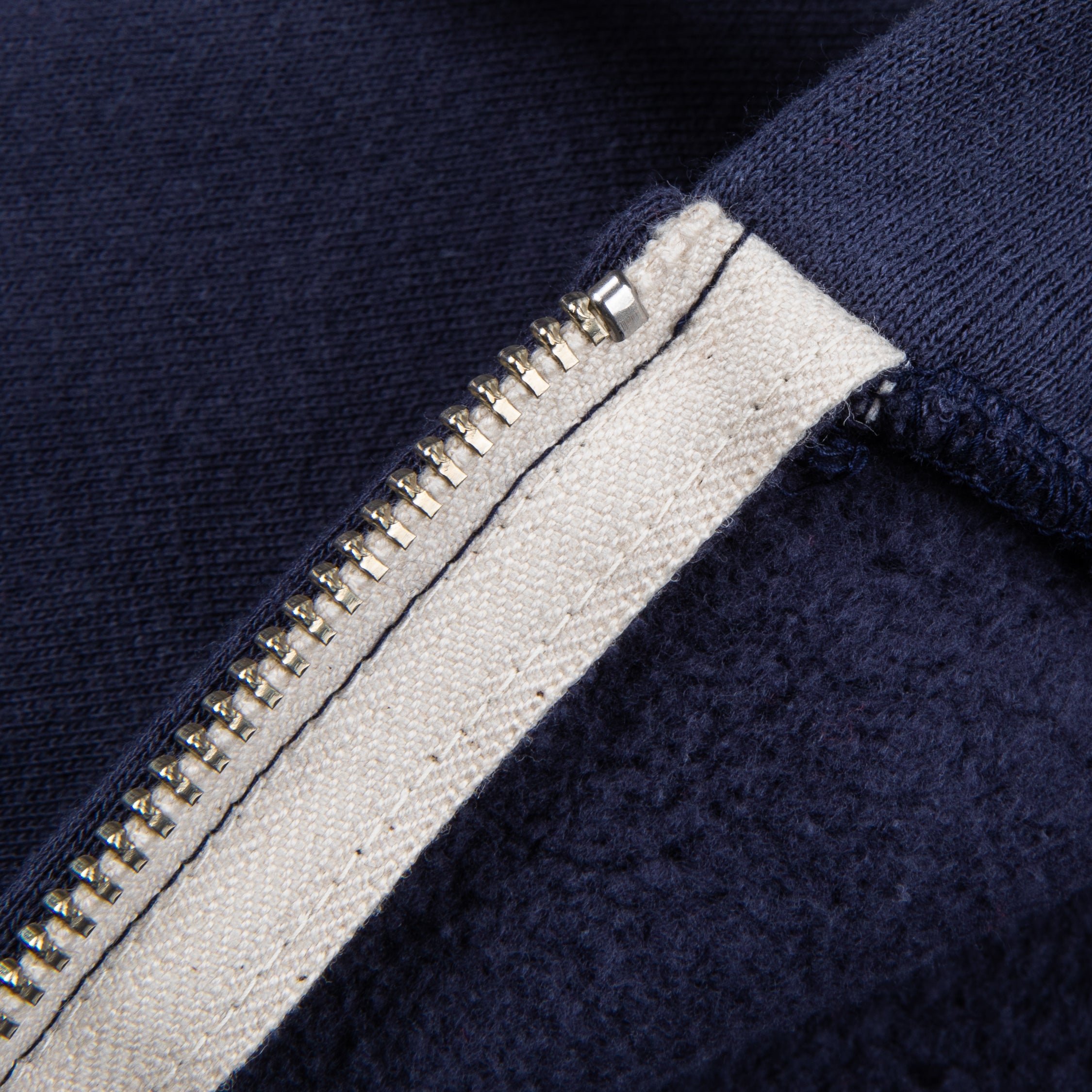 The Real McCoy&#39;s 10 oz. Loopwheel F/Z Parka Navy