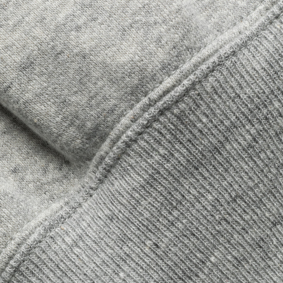 The Real McCoy's 10 oz. Loopwheel F/Z Parka Heather Grey