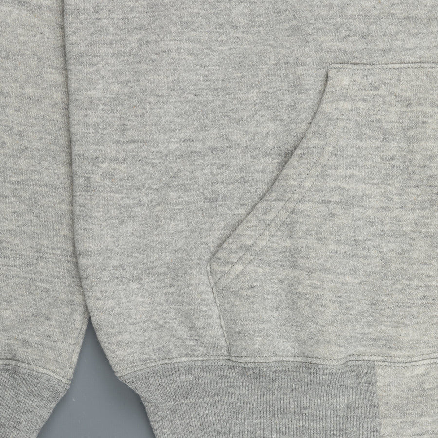 The Real McCoy's 10 oz. Loopwheel F/Z Parka Heather Grey