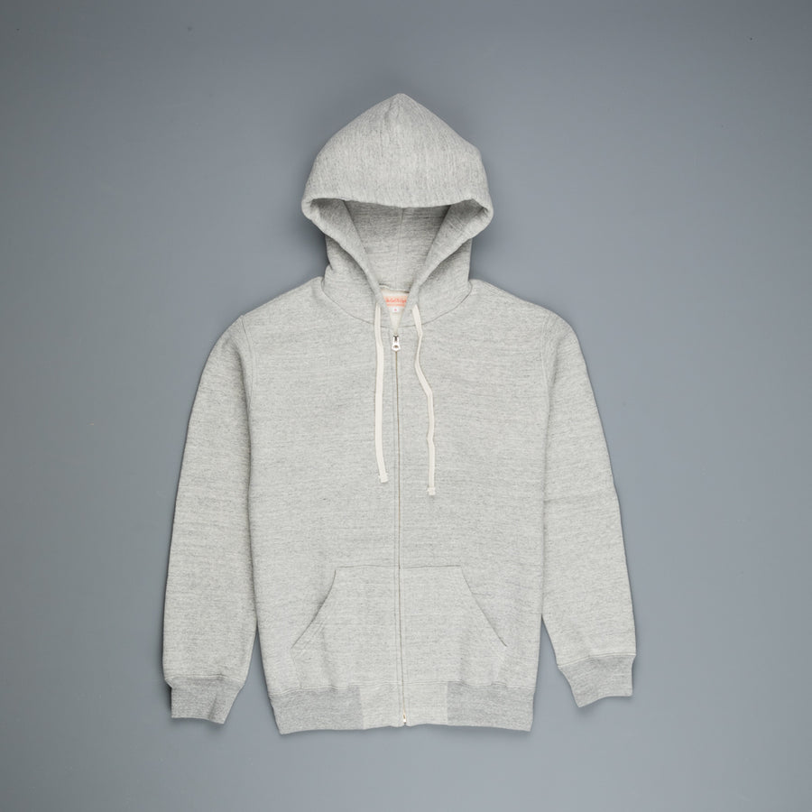 The Real McCoy's 10 oz. Loopwheel F/Z Parka Heather Grey