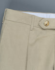 Rota Pantaloni High Rise Regular Fit Heavy Cotton Beige Chiaro