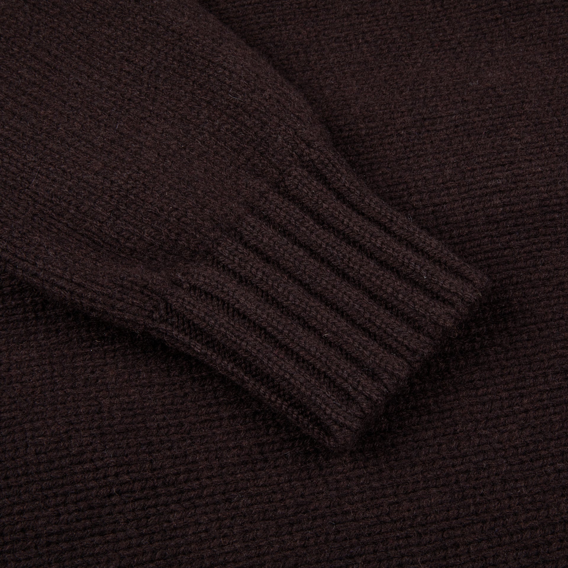 William Lockie x Frans Boone Alain 3-Pocket Cardigan Lambswool Ebony