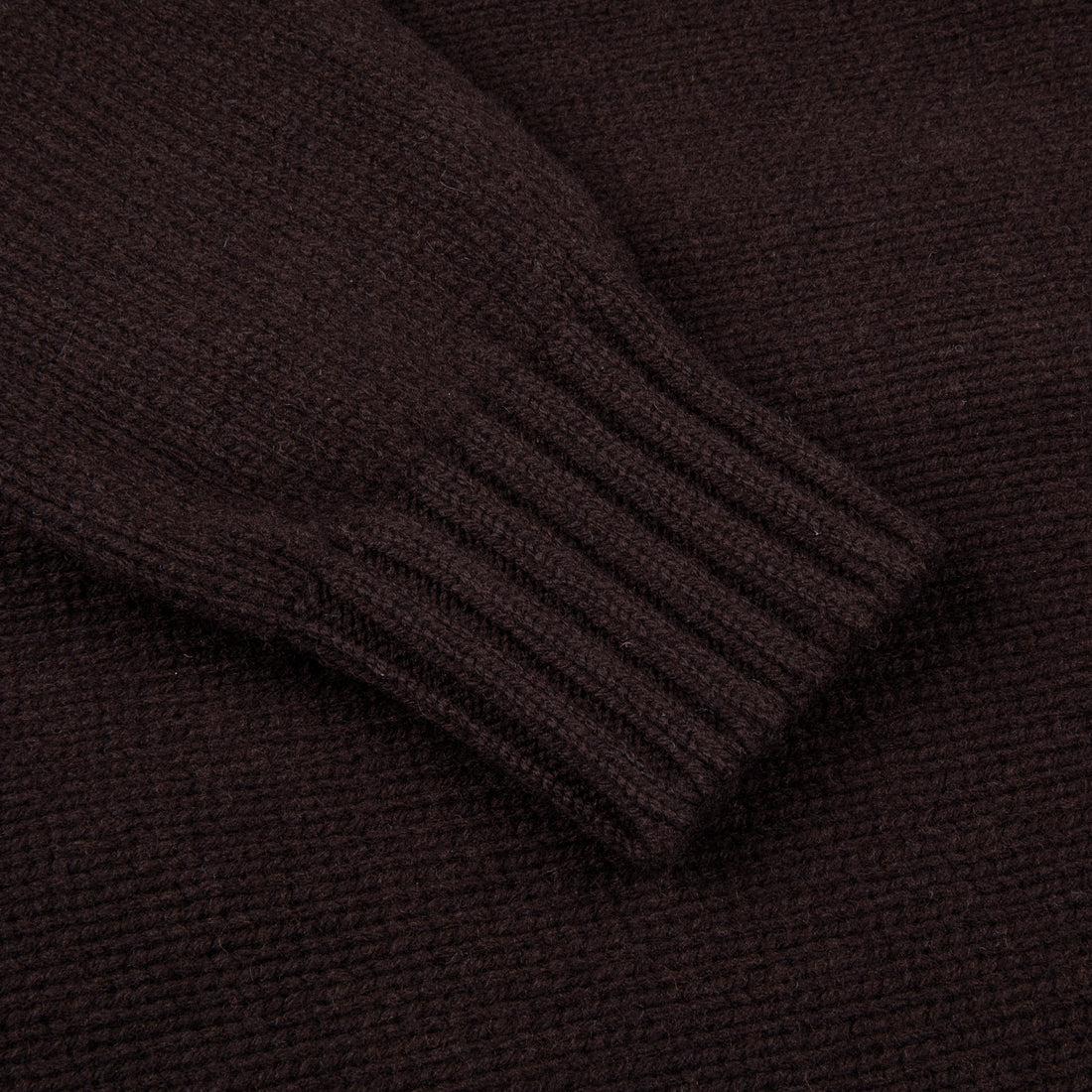 William Lockie x Frans Boone Alain 3-Pocket Cardigan Lambswool Ebony
